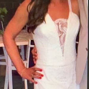 🤍Vera Wang Silk Chantilly Lace Wedding Dress🤍